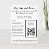 Chronologie de mariage dans le journal Programme h (Dos)