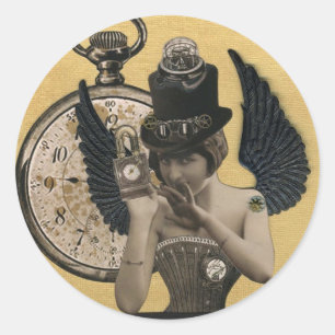 Chrononaut Ronde Sticker