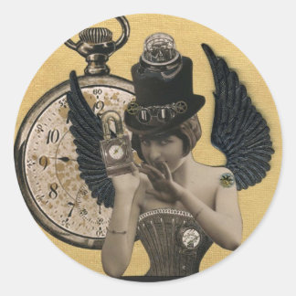 chrononaute ronde sticker