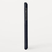 Chroom als een aple lef op koolstofvezel Case-Mate iPhone case (Achterkant/links)