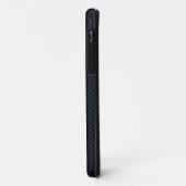 Chroom als een aple lef op koolstofvezel stijlvol Case-Mate iPhone case (Achterkant/links)