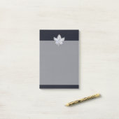 Chroom als leverbaar-koolstofvezel post-it® notes (Op bureau)