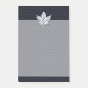 Chroom als leverbaar-koolstofvezel post-it® notes