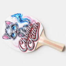Chroom Kitten Ping Pong Paddle