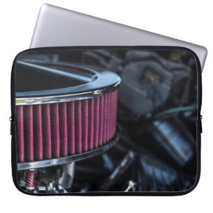 Chroom luchtinlaat laptop sleeve