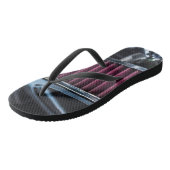 Chroom luchtinlaat teenslippers (Schuin)