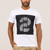 Chroom nummer twee Mannen T-shirt (Voorkant)