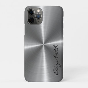 Chroom RVS Metaal Look iPhone 11 Pro Hoesje