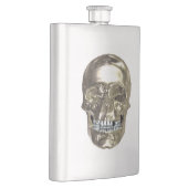 Chroom Schedel Fles Flacon (Rechts)