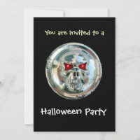 CHROOM SKULL HALLOWEEN FEESTJE