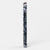 CHROOM SKULL MET FANTASY GRIFFINS Case-Mate iPhone CASE (Achterkant/rechts)