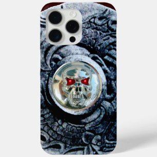 CHROOM SKULL MET FANTASY GRIFFINS iPhone 15 PRO MAX HOESJE