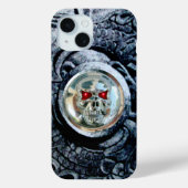 CHROOM SKULL MET FANTASY GRIFFINS Case-Mate iPhone CASE (Achterkant)