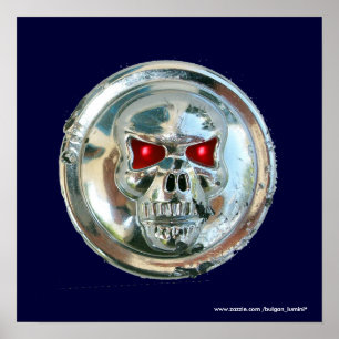 CHROOM SKULL POSTER