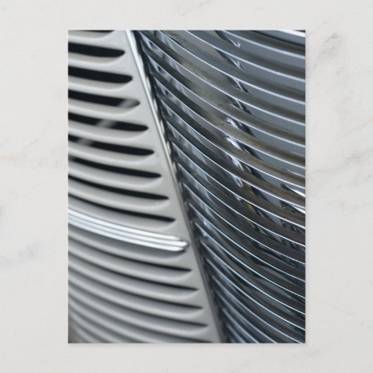 chroomrooster van antiek auto's briefkaart (Voorkant)