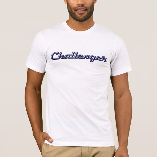Chroomscript voor Challenger Chrome T-shirt (Voorkant)