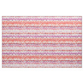 Chroze oranje abstract golfpatroon met kleurrijke stof (Yard (91,4 cm))