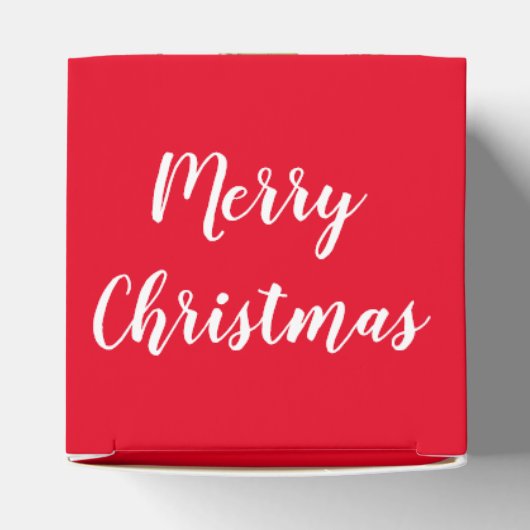 Chrsitmas cadeaudoos bedankdoosjes (Bovenkant)