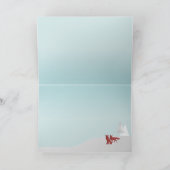 Chrtismas, fox, stad, familiekaart feestdagen kaart (Binnen)