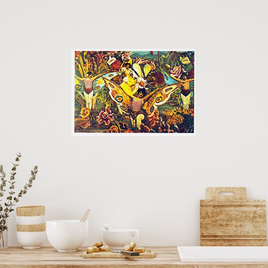 Chrysalis et papillon - Poster (Cuisine)