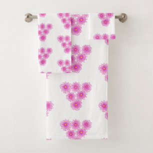 Chrysantemums rose Maman Motifs de 6 Serviettes