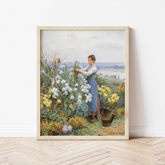 chrysanten | Daniel Ridgway Knight Poster