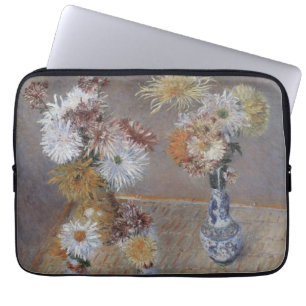 Chrysanten door Gustave Caillebotte Laptop Sleeve