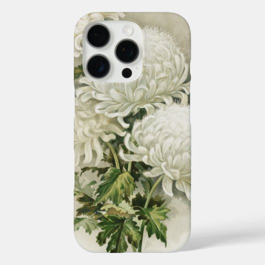 Chrysanten – Elegante botanische Case-Mate iPhone Case (Achterkant)