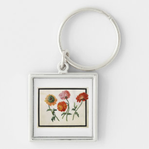 Chrysanten (m/v op papier) sleutelhanger