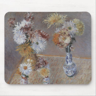 Chrysanten van Gustave Caillebotte Muismat