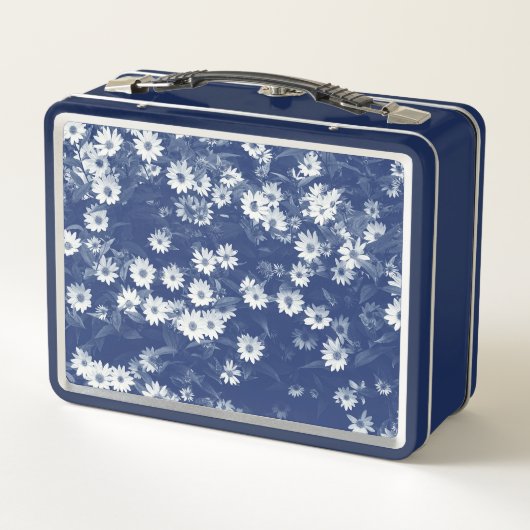 Chrysanthema - Cyanotype-effect (Achterkant)