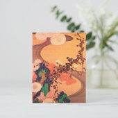 Chrysanthema met gesteente (1760) briefkaart (Staand voorkant)