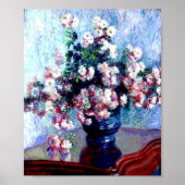 Chrysanthema van Claude Monet Poster (Voorkant)