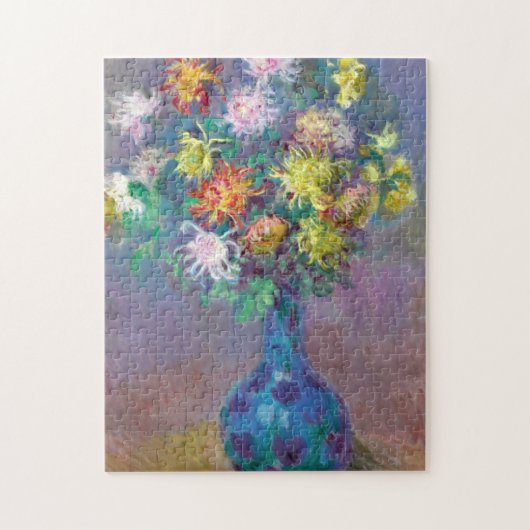 Chrysanthema van Claude Monet Puzzle Legpuzzel (Verticaal)
