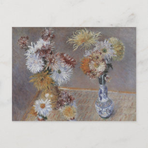 Chrysanthema van Gustave Caillebotte Briefkaart