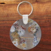 Chrysanthema van Gustave Caillebotte Sleutelhanger (Voorkant)