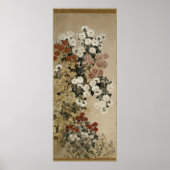 Chrysanthema van meester I-nen Seal Poster (Voorkant)