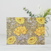 Chrysanthema van William Morris Kaart (Staand voorkant)