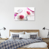 Chrysanthemae Canvas Afdruk (Insitu (Slaapkamer))