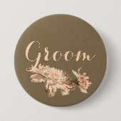 Chrysanthema's in een Button van de Bottle Groom (Voorkant)