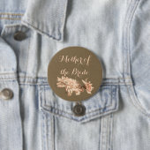 Chrysanthema's in een flessenmoeder van de Bride Ronde Button 7,6 Cm (In situ)