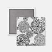Chrysanthema's van de Japanse School Magneet (Voorkant / Achterkant)