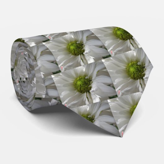 Chrysanthème blanc Cravate florale (Roulé)