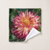 "Chrysanthème d'automne" Impression botanique (Gant de toilette)