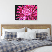 Chrysanthème "l'ouverture" impression sur toile no (Insitu(Chambre))