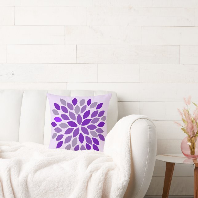 Chrysanthème mauve Coussin floral (Canapé)