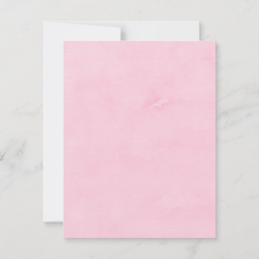 Chrysanthème rose chaud Brunch & Invitations Bubbl (Dos)