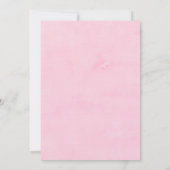 Chrysanthème rose chaud Faire-part de mariage de c (Dos)