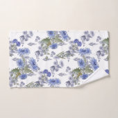 Chrysanthèmes bleus (Serviette à main)