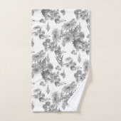 Chrysanthèmes Lilac, ensemble de serviettes de bai (Serviette à main)